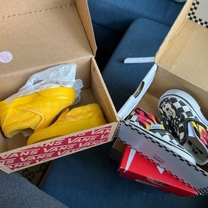 2 pairs of Vans. Infant size 2C